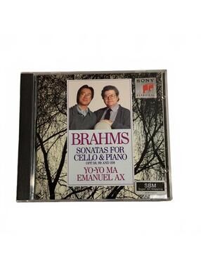 Brahms Sonatas for Cello & Piano Yo-Yo Ma Emanuel Ax Sony Classical CD
